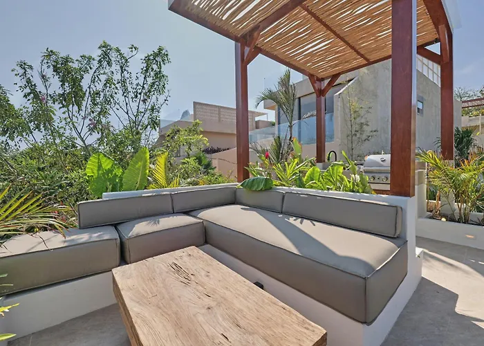 2br Rooftop Boho Tuluv Bonito In 别墅 *